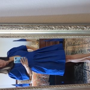 Banana Republic Cobalt blue dress with cutouts
